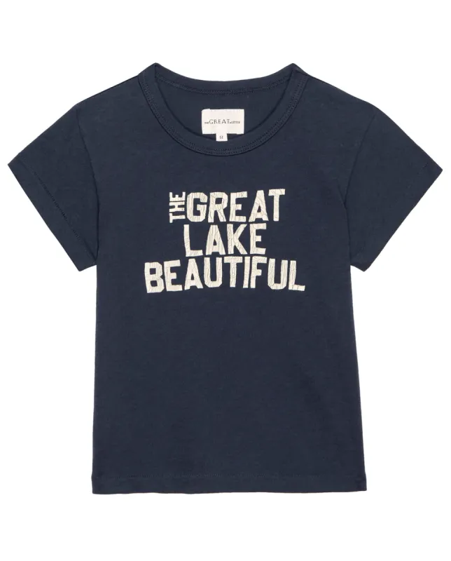 The Little Boxy Crew. Graphic -- True Navy with The Great Lake Beautiful Graphic sold by THE GREAT.