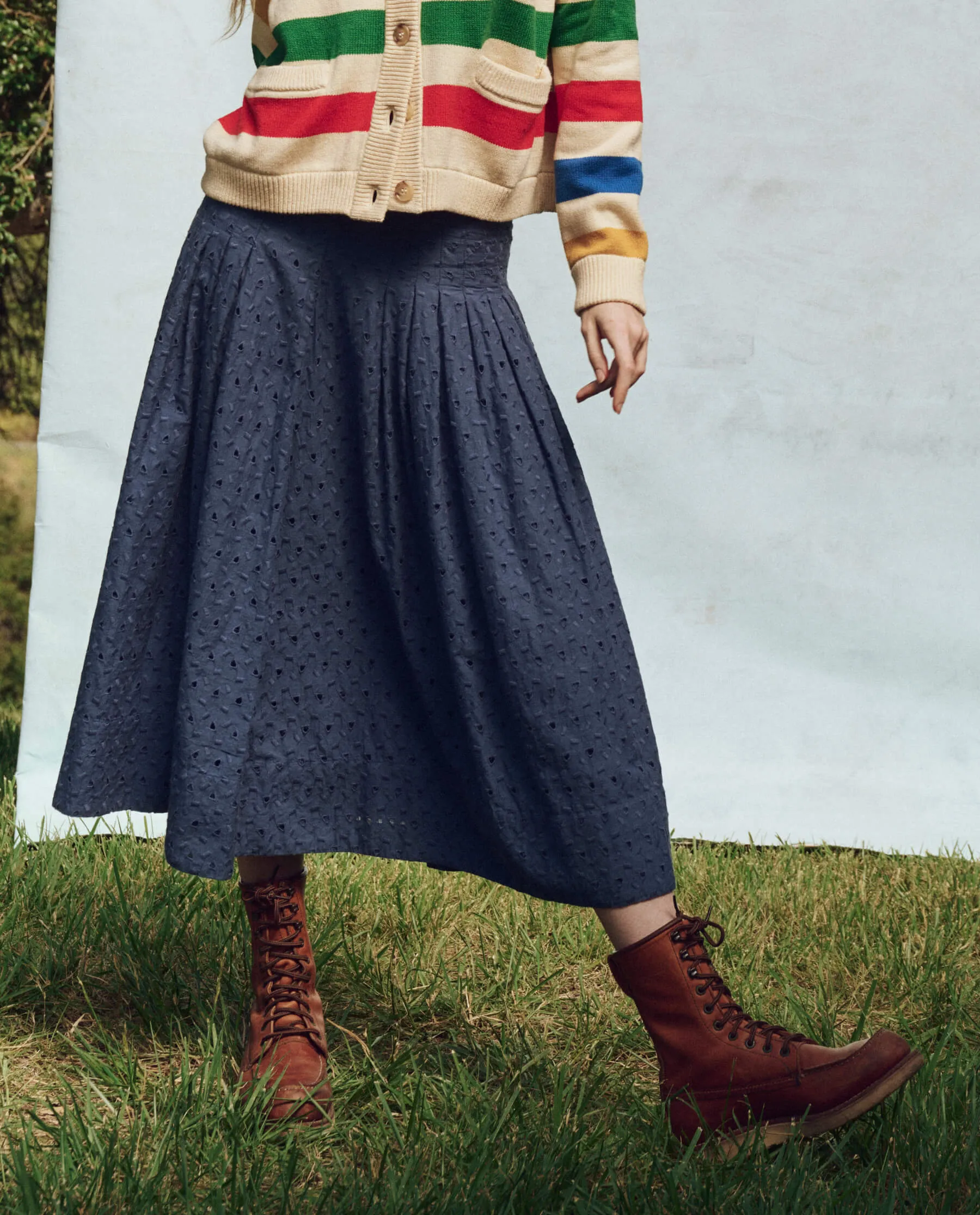 The Rhythm Skirt. -- Riverside Blue sold by THE GREAT.