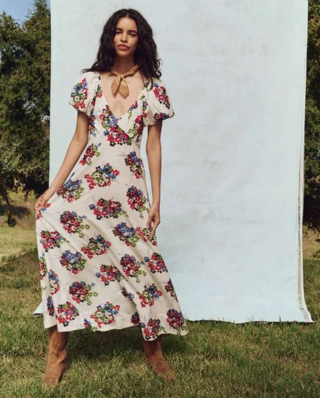 The Eden Dress. -- Oasis Floral sold by THE GREAT.