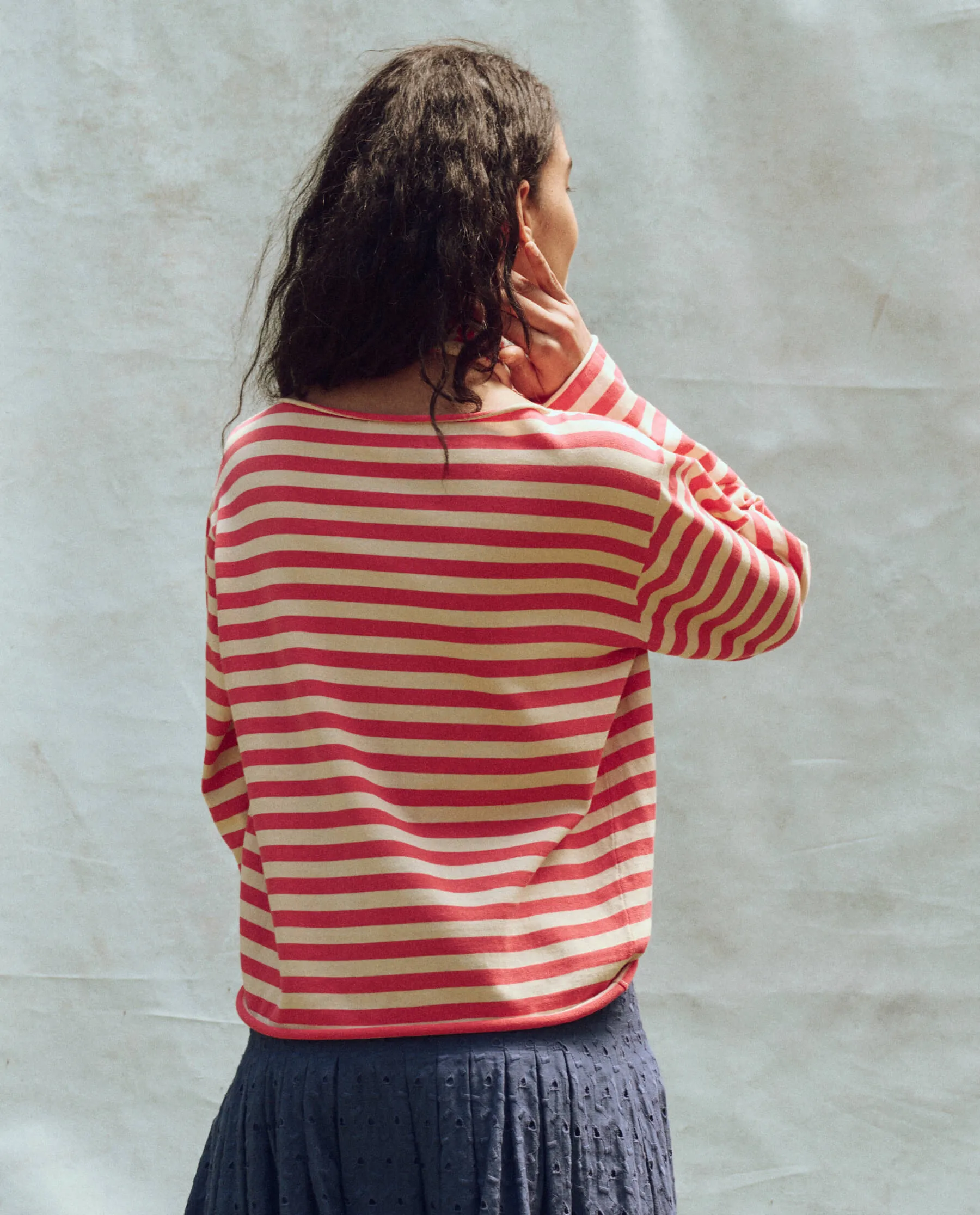 The Sailor Sweater. -- Punch Stripe sold by THE GREAT. product image thumbnail 2