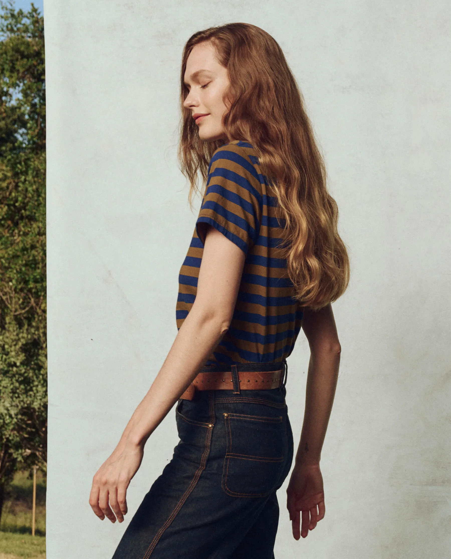 The Little Tee. Novelty -- Capital Stripe sold by THE GREAT. product image thumbnail 3