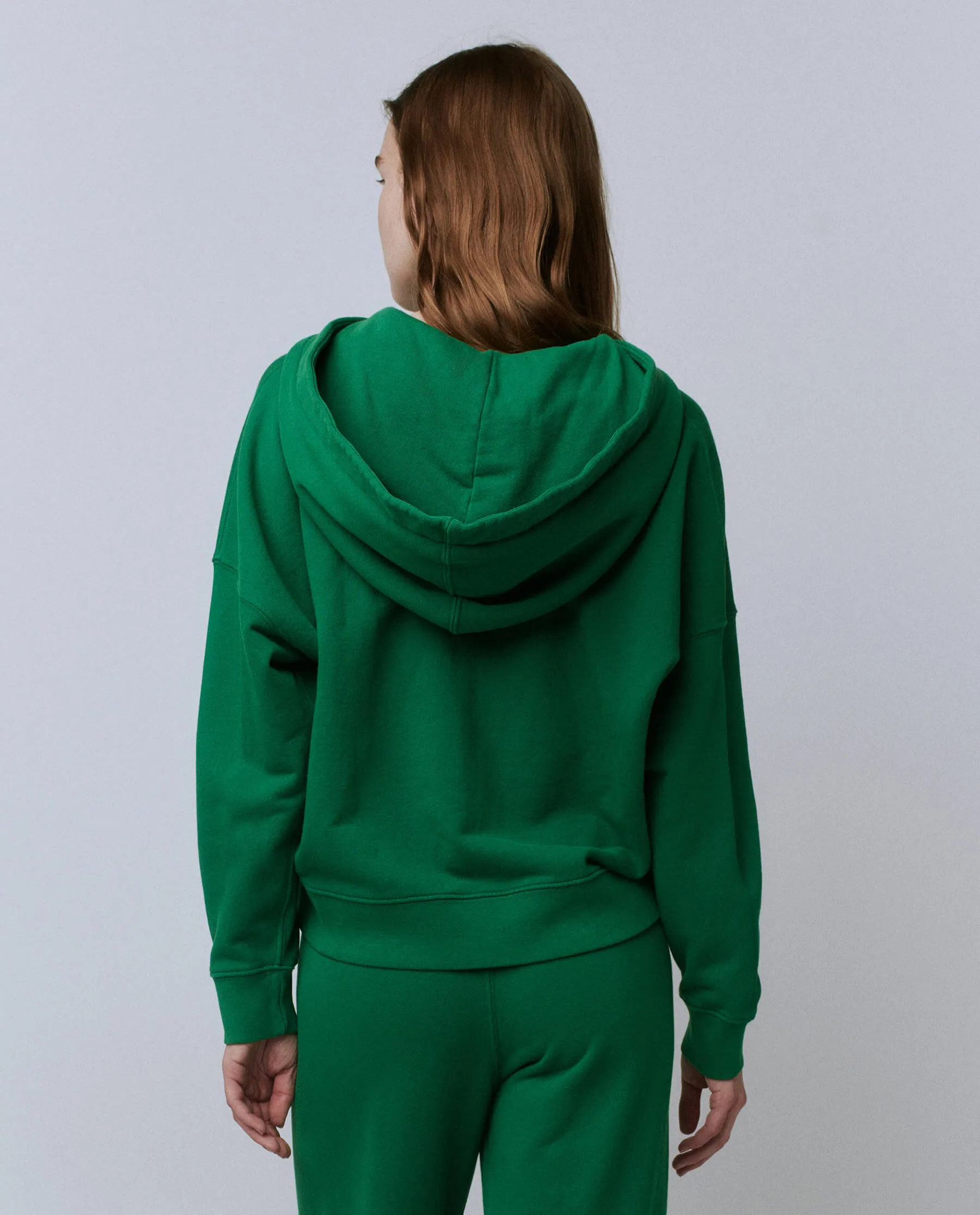 The Lace Up Hoodie. -- Dill sold by THE GREAT. product image thumbnail 2