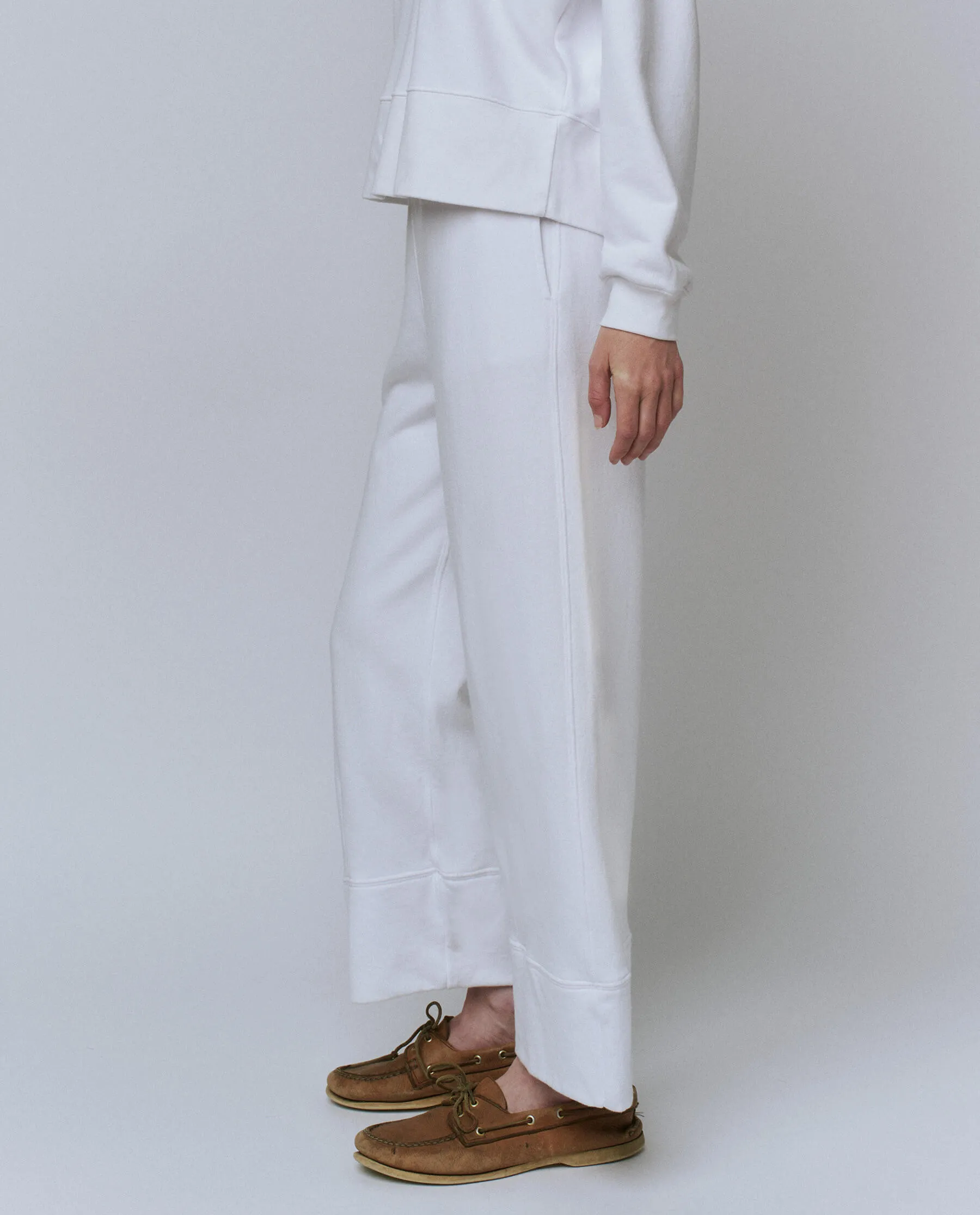 The Win Sweatpant. -- True White sold by THE GREAT. product image thumbnail 4