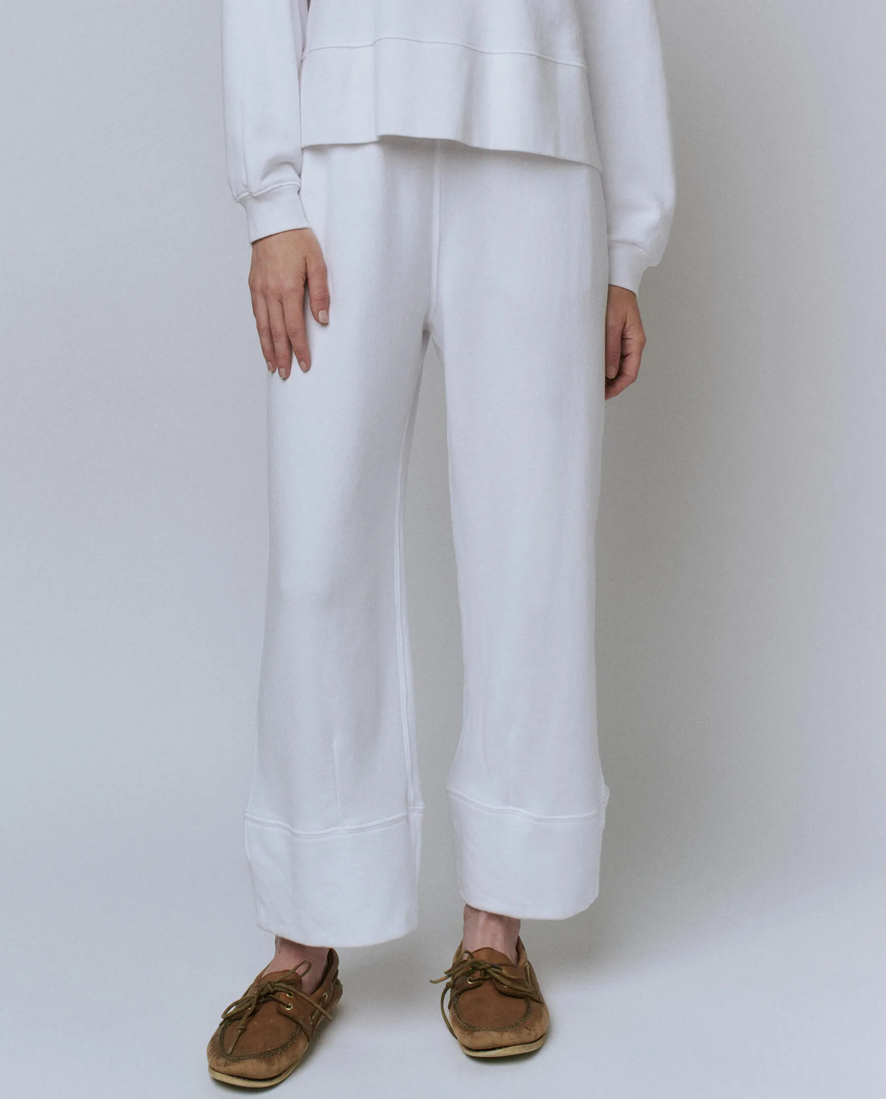 The Win Sweatpant. -- True White sold by THE GREAT. product image thumbnail 3