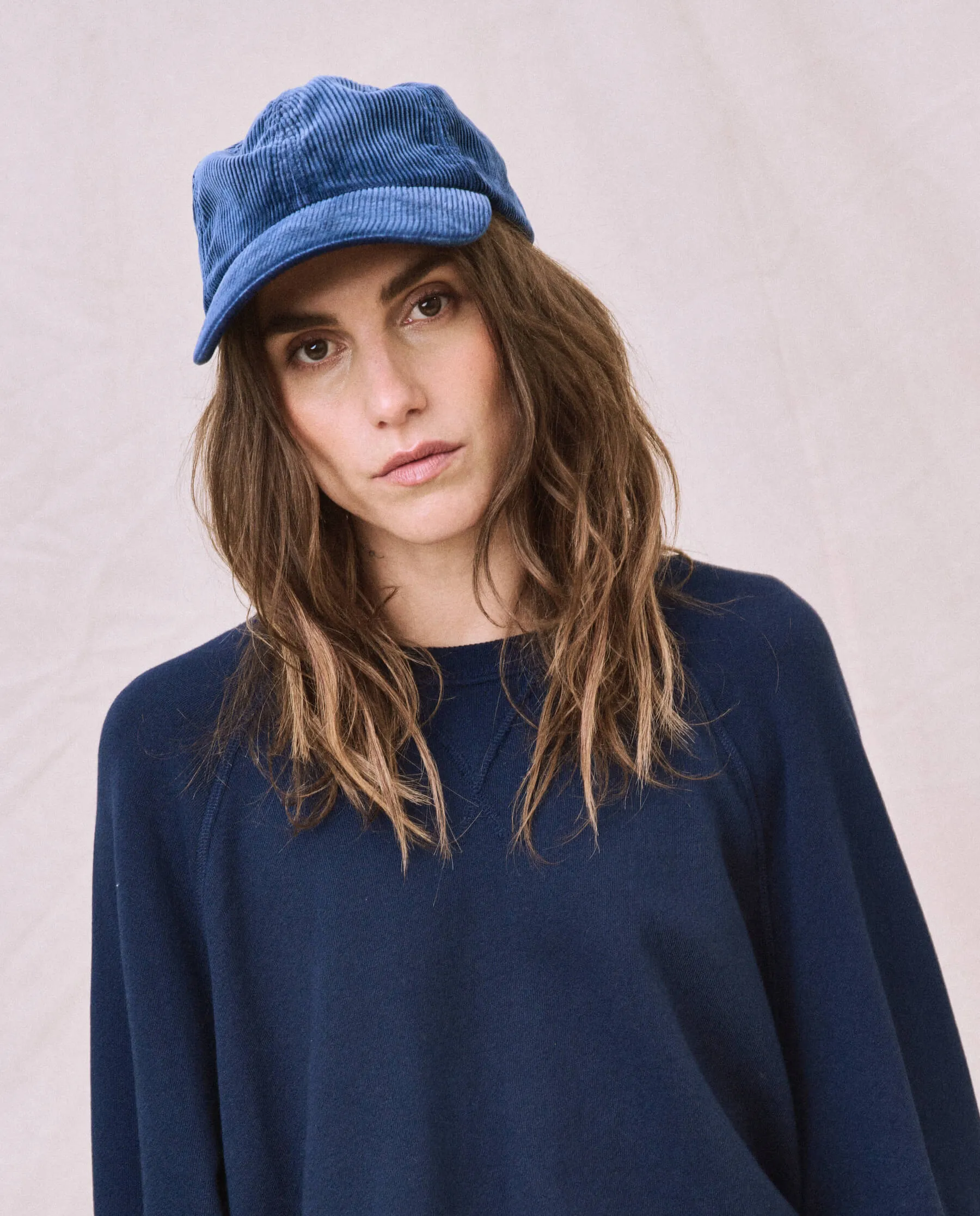The Baseball Hat. -- True Navy Corduroy sold by THE GREAT. product image thumbnail 2