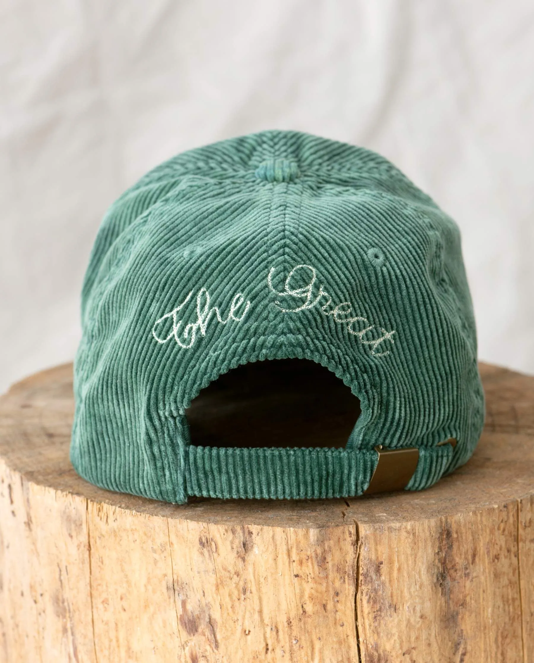 The Baseball Hat. -- Green Grove Corduroy sold by THE GREAT. product image thumbnail 5
