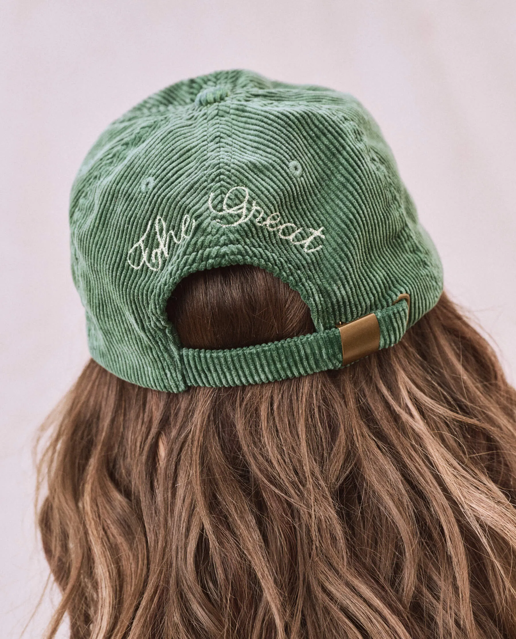 The Baseball Hat. -- Green Grove Corduroy sold by THE GREAT. product image thumbnail 3
