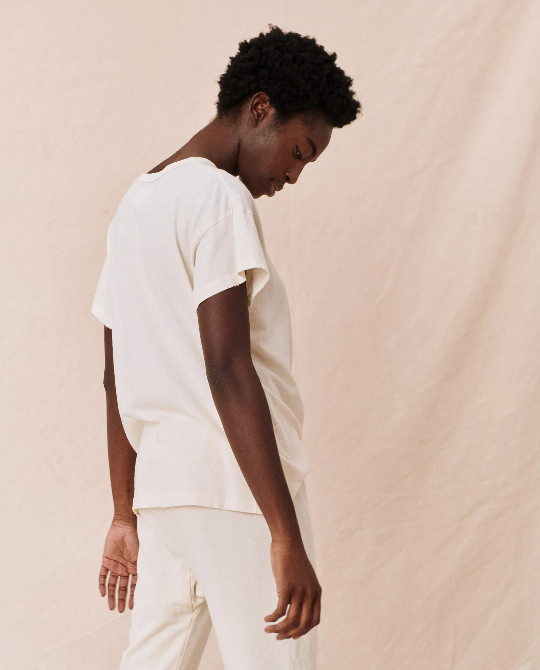 The Boxy Crew. Graphic -- Washed White with Los Angeles Heart Graphic sold by THE GREAT. product image thumbnail 2