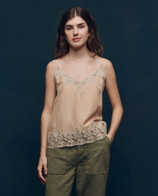 The Legacy Top. -- Nude sold by THE GREAT.