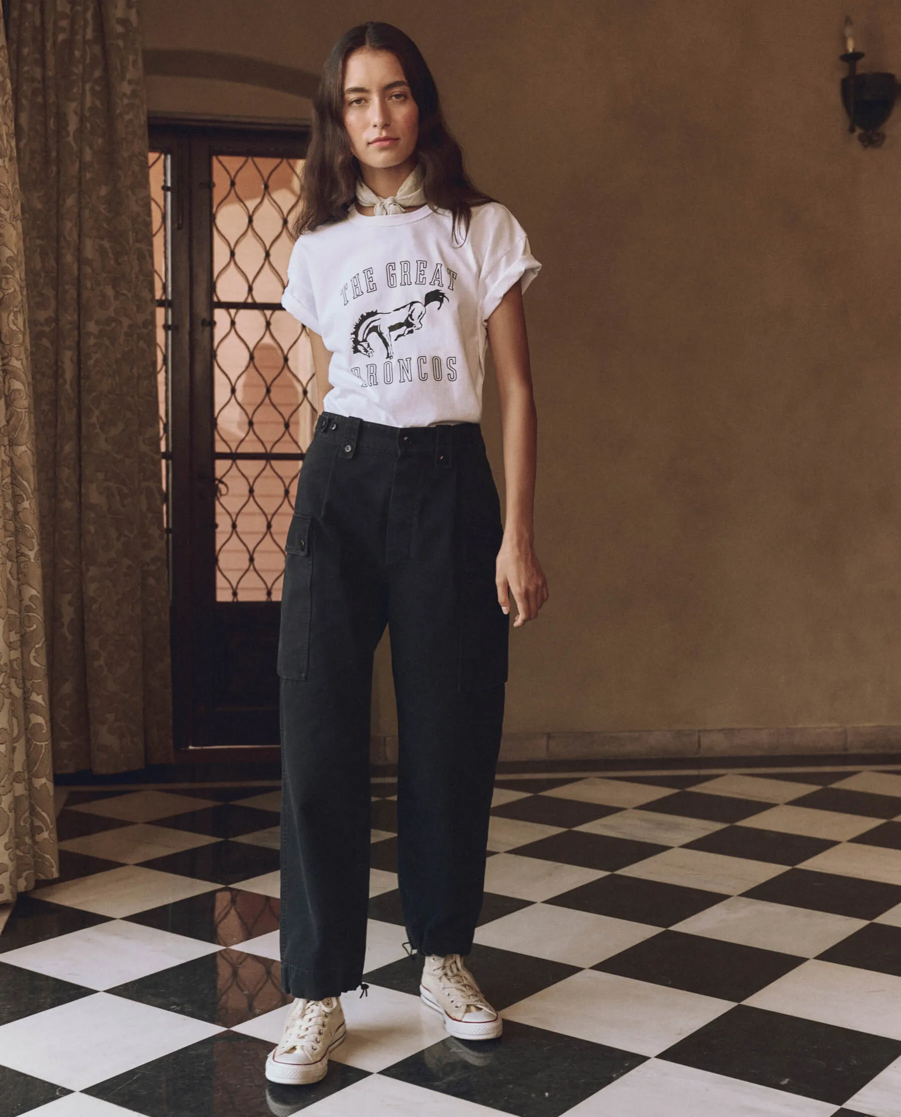 The Convoy Pant. -- Black sold by THE GREAT. product image thumbnail 4