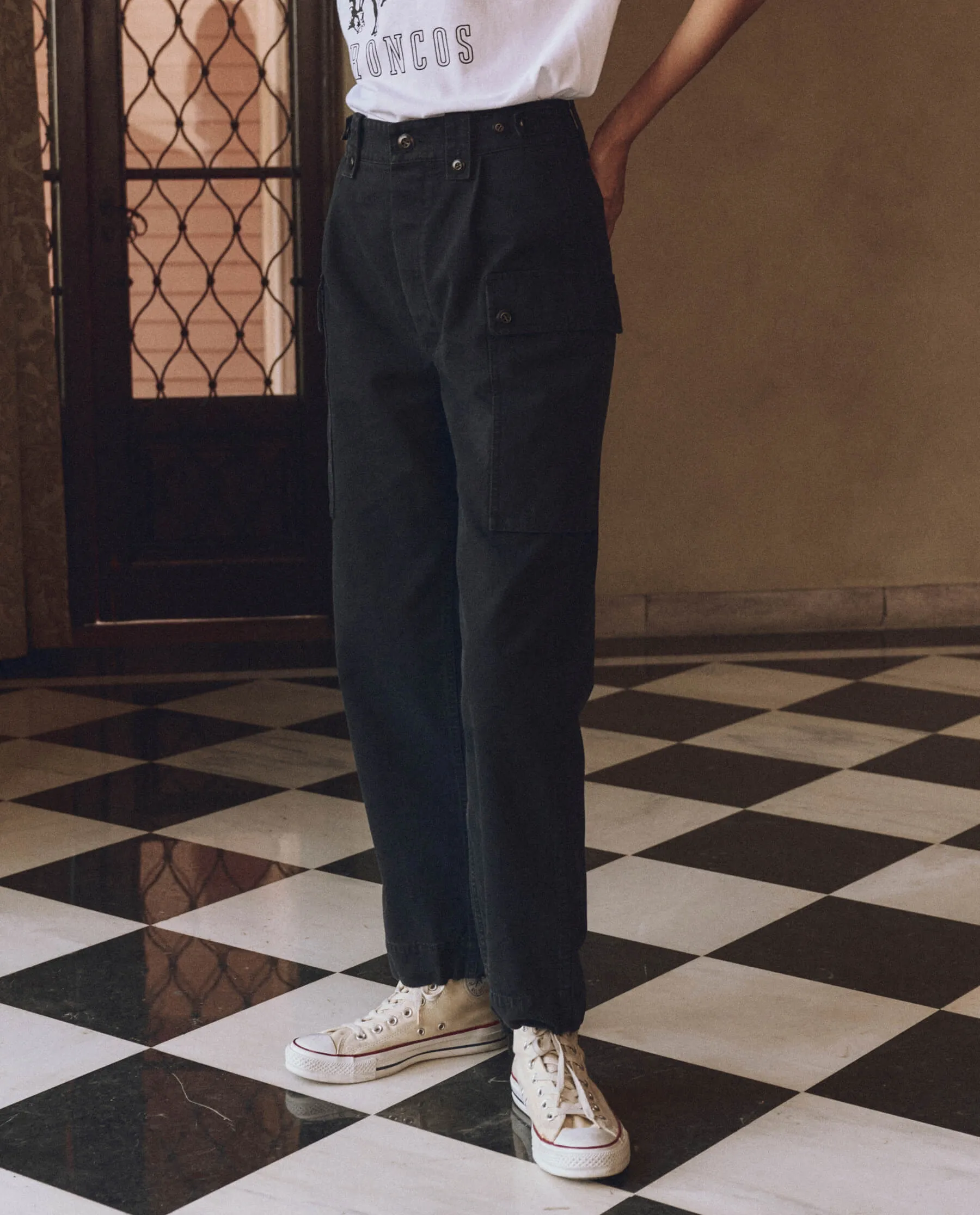 The Convoy Pant. -- Black sold by THE GREAT. product image thumbnail 3