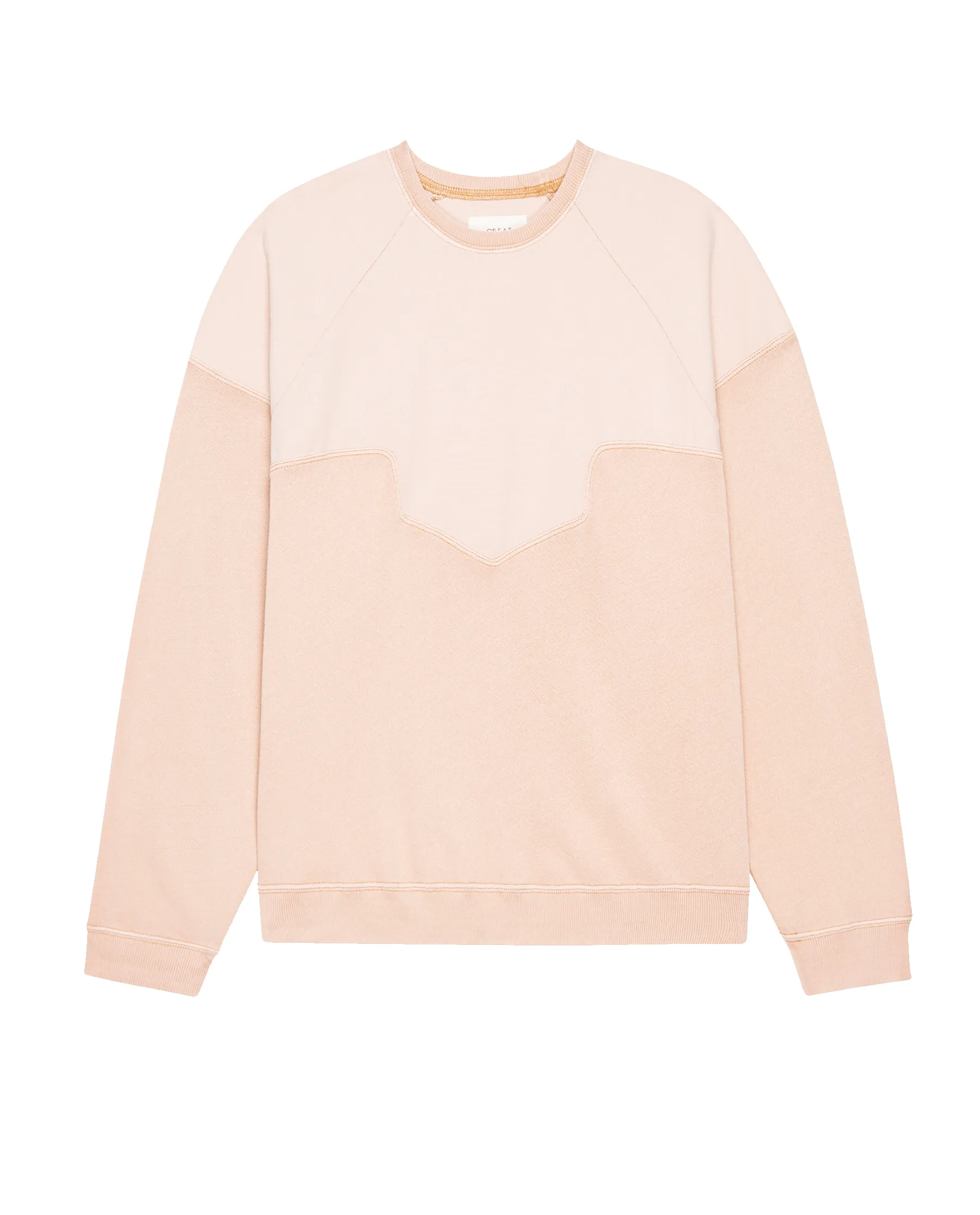 The Western Slouch Sweatshirt. -- Dusty Pink sold by THE GREAT. product image thumbnail 5