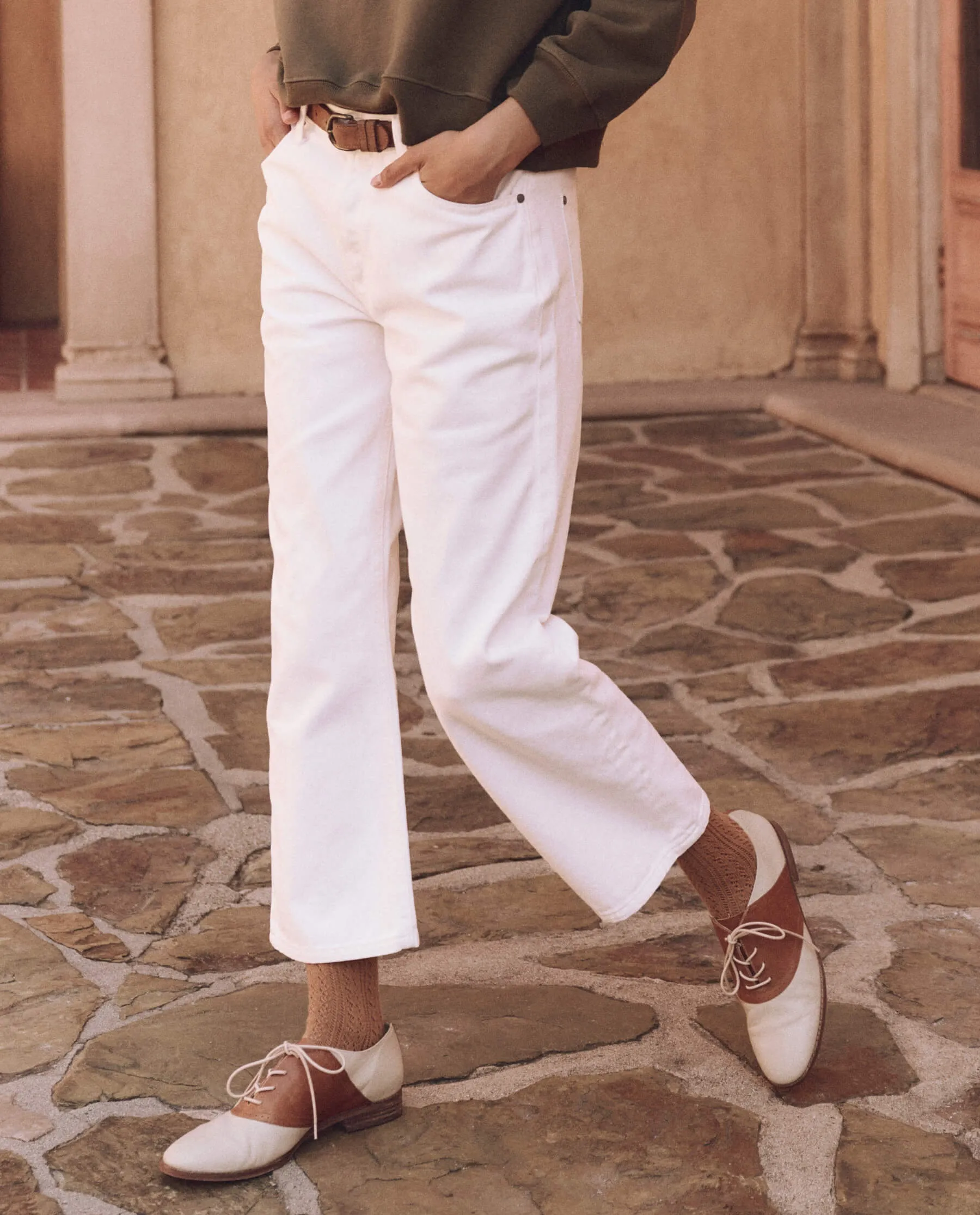 The Wayne Jean. -- True White sold by THE GREAT. product image thumbnail 3