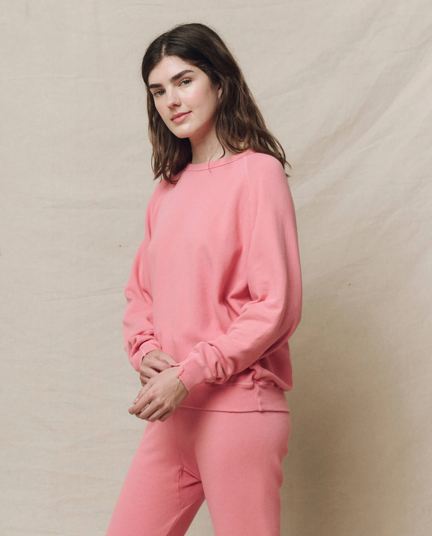 The College Sweatshirt. Solid -- Confetti sold by THE GREAT. product image thumbnail 3