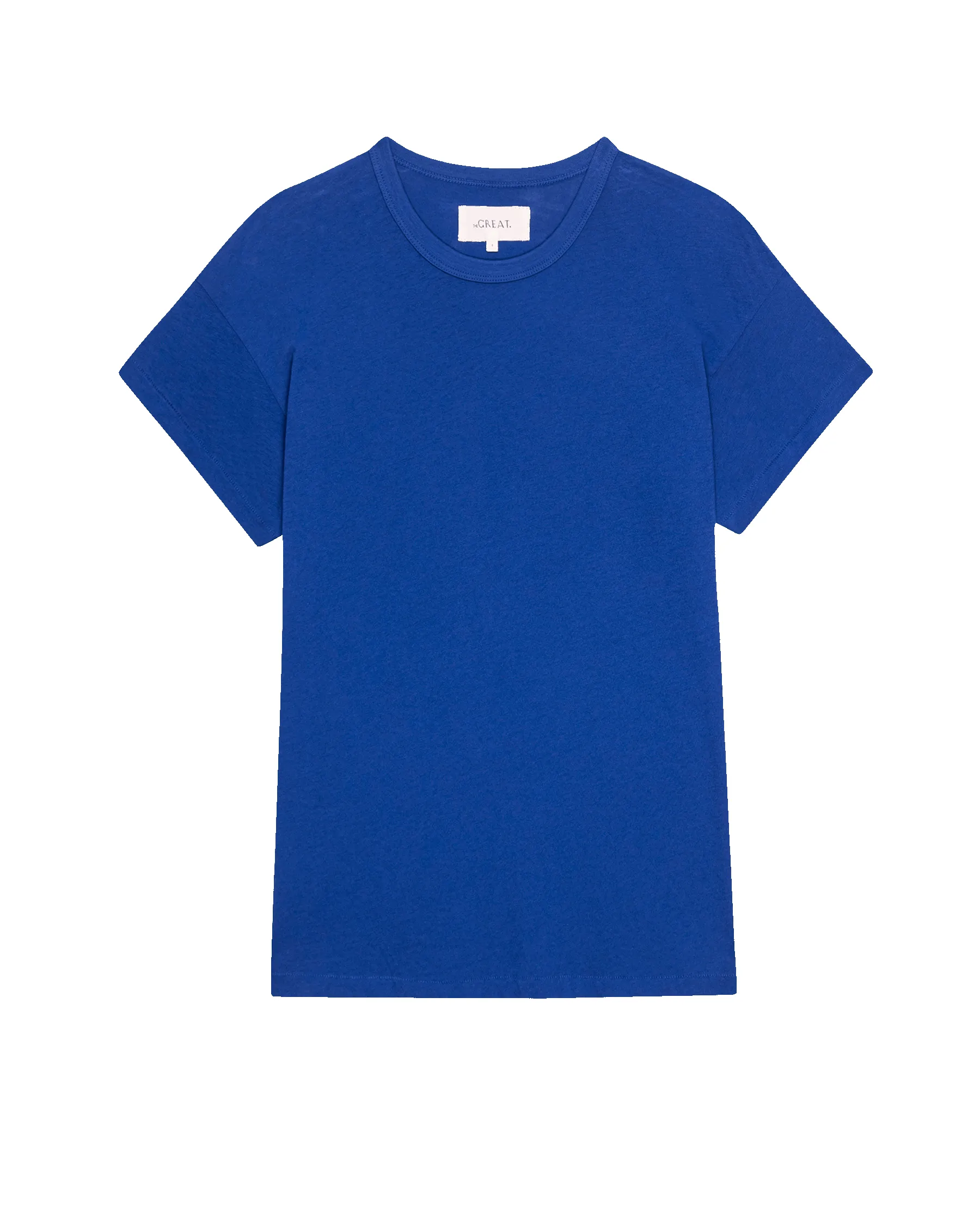 The Boxy Crew. Solid -- Bright Cobalt sold by THE GREAT. product image thumbnail 5