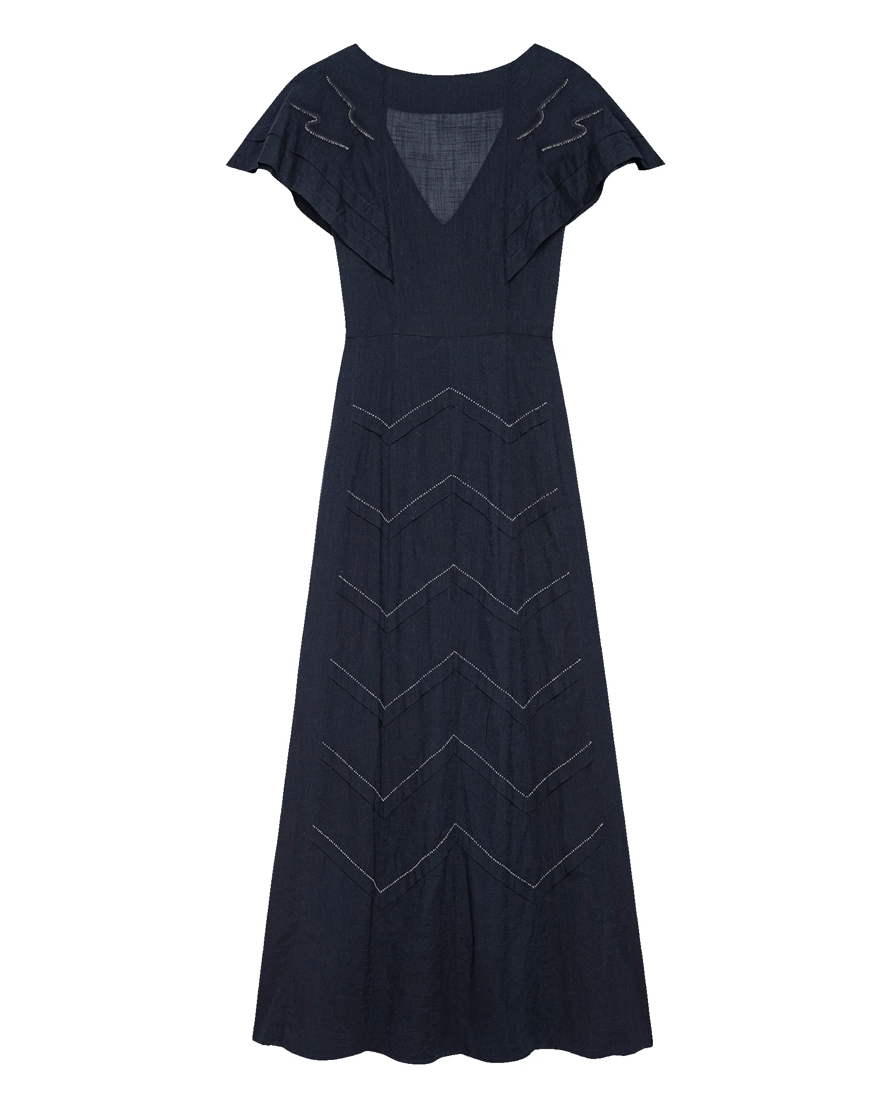 The Beaded Partridge Dress. -- Black sold by THE GREAT. product image thumbnail 5