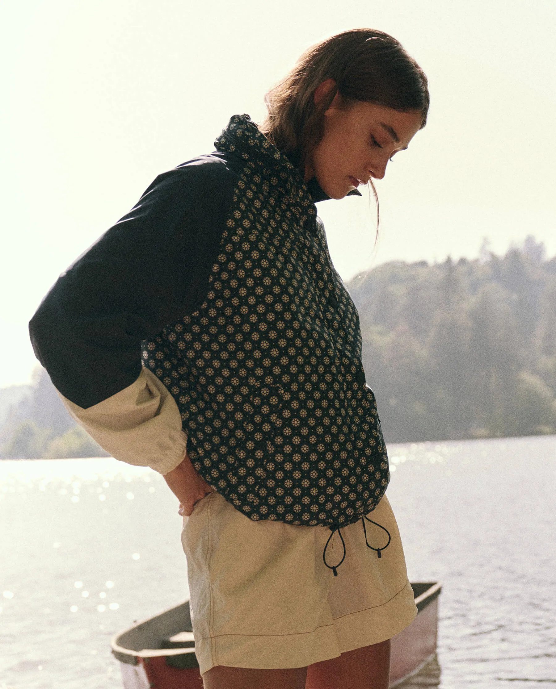 The Crestline Full-Zip. -- Microdaisy Colorblock sold by THE GREAT. product image thumbnail 3