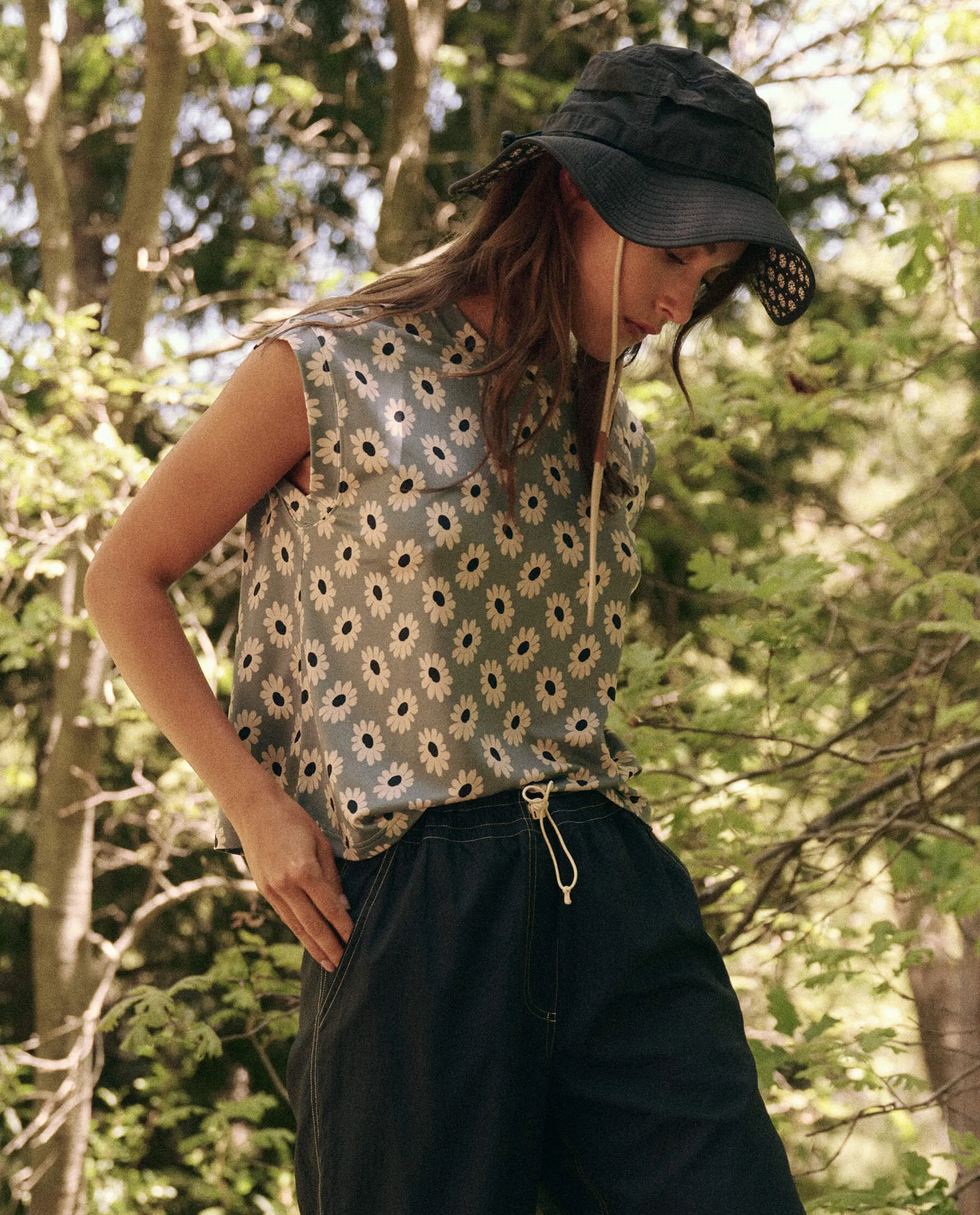 The Boxy Trail Tank. -- Falling Daisy sold by THE GREAT. product image thumbnail 3