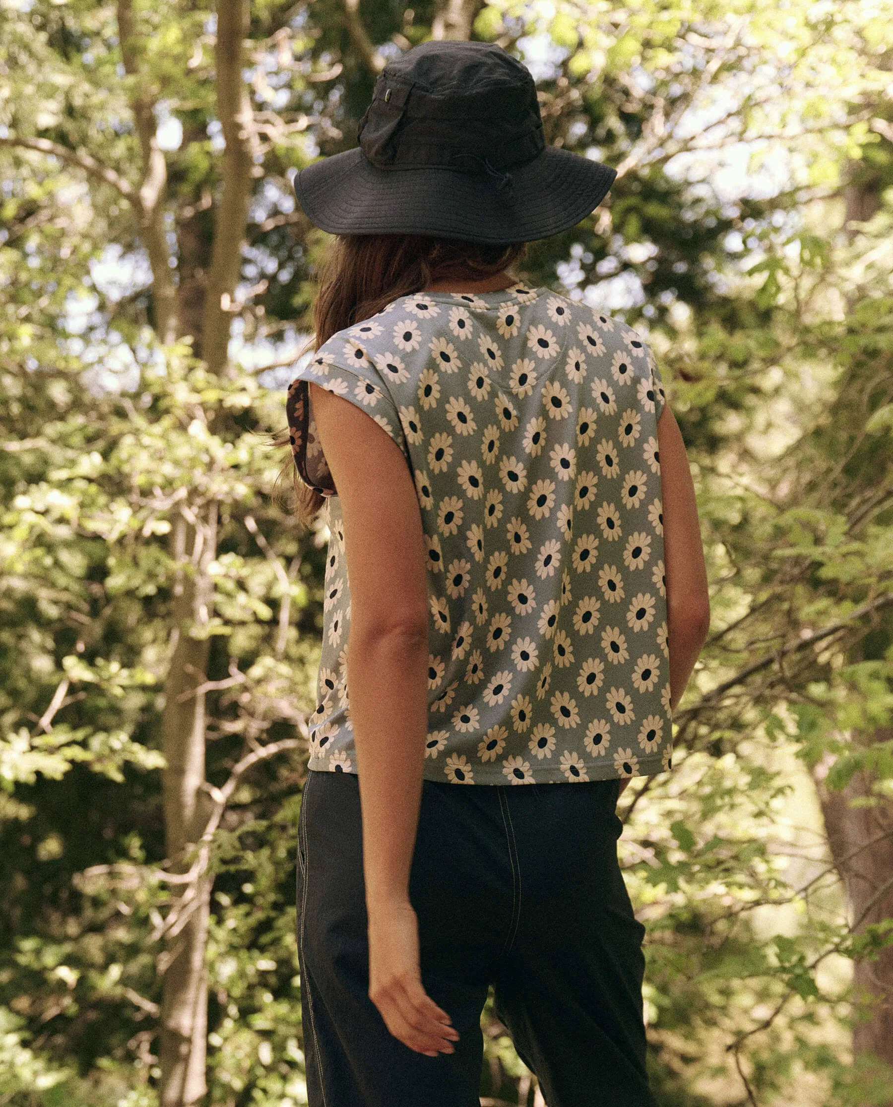 The Boxy Trail Tank. -- Falling Daisy sold by THE GREAT. product image thumbnail 2