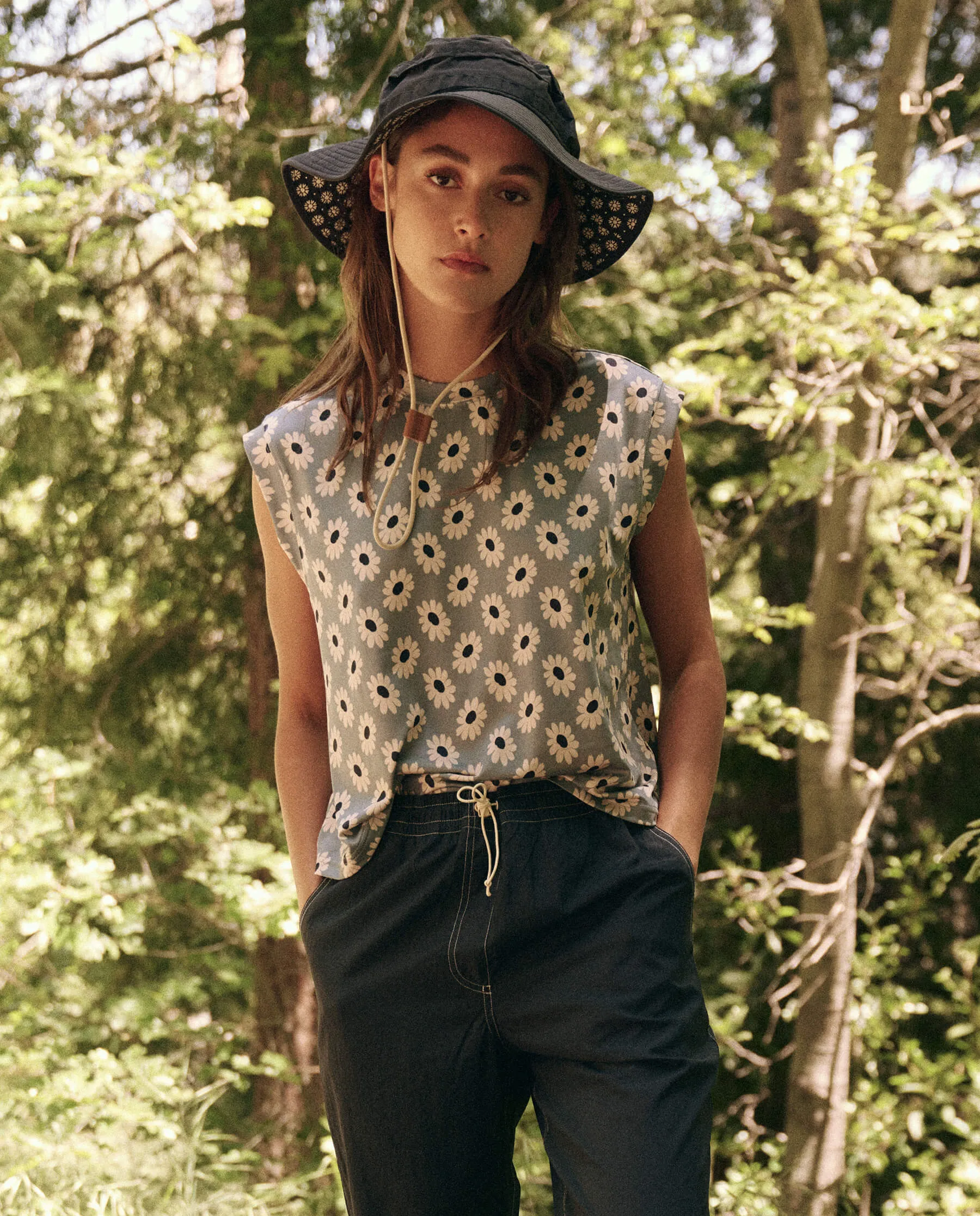 The Boxy Trail Tank. -- Falling Daisy sold by THE GREAT.