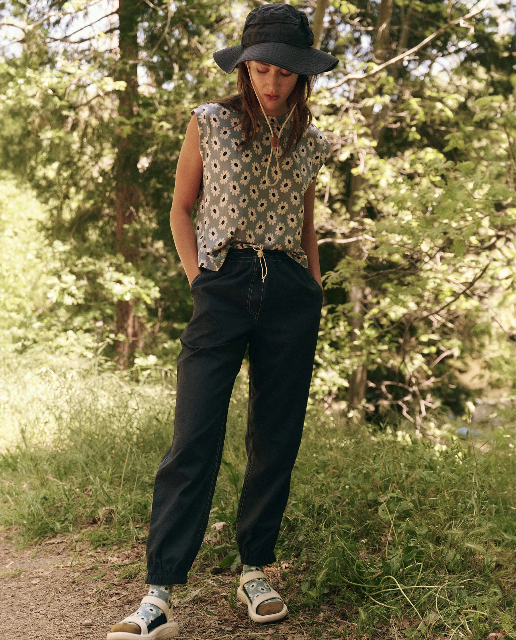 The Boxy Trail Tank. -- Falling Daisy sold by THE GREAT. product image thumbnail 4