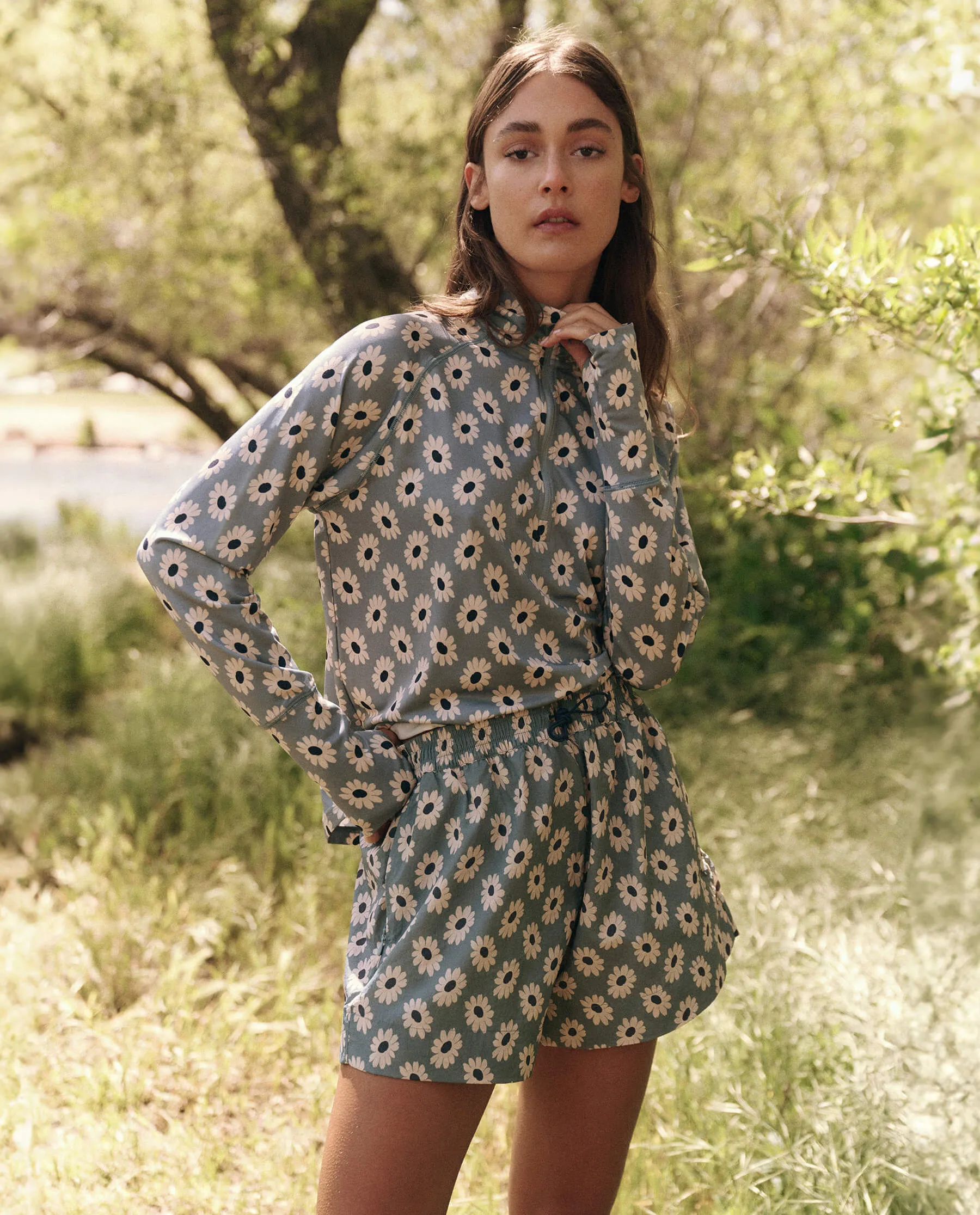 The Quarter Zip Trail Pullover. -- Falling Daisy sold by THE GREAT. product image thumbnail 3