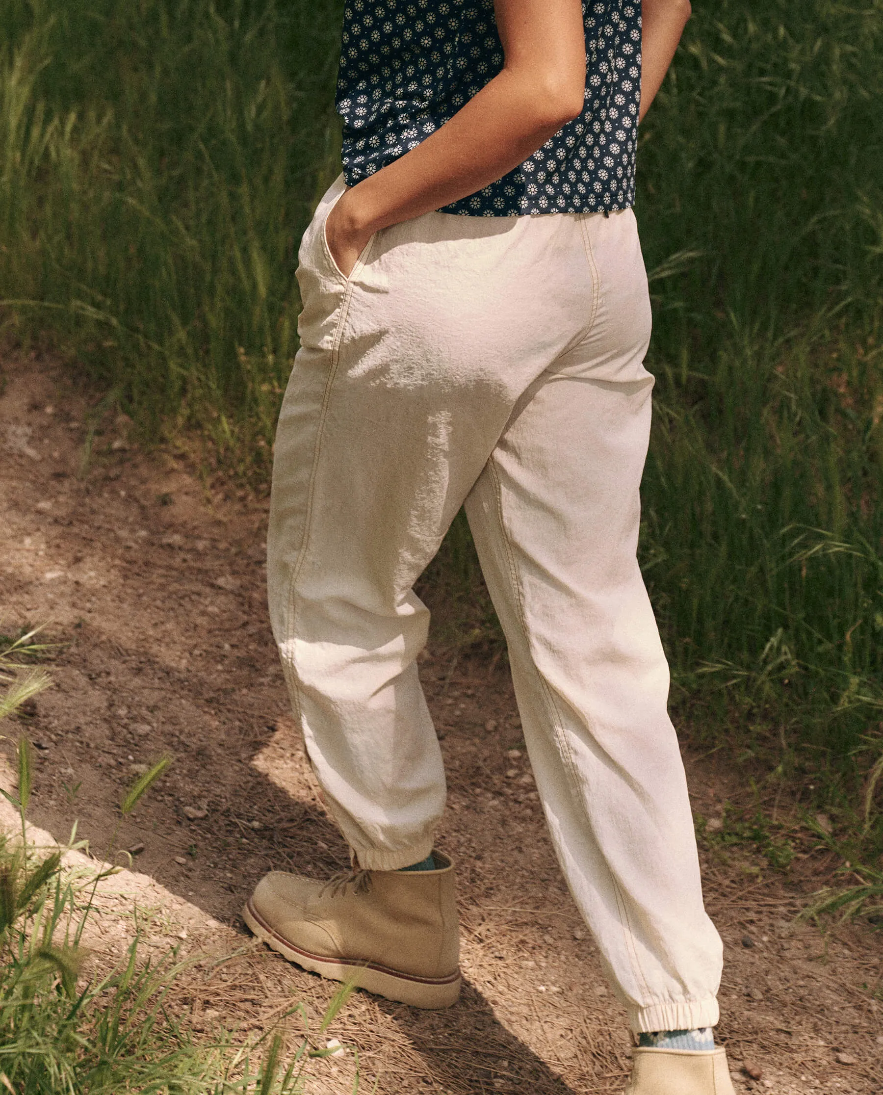 The Trailhead Pant. -- Cream sold by THE GREAT. product image thumbnail 2