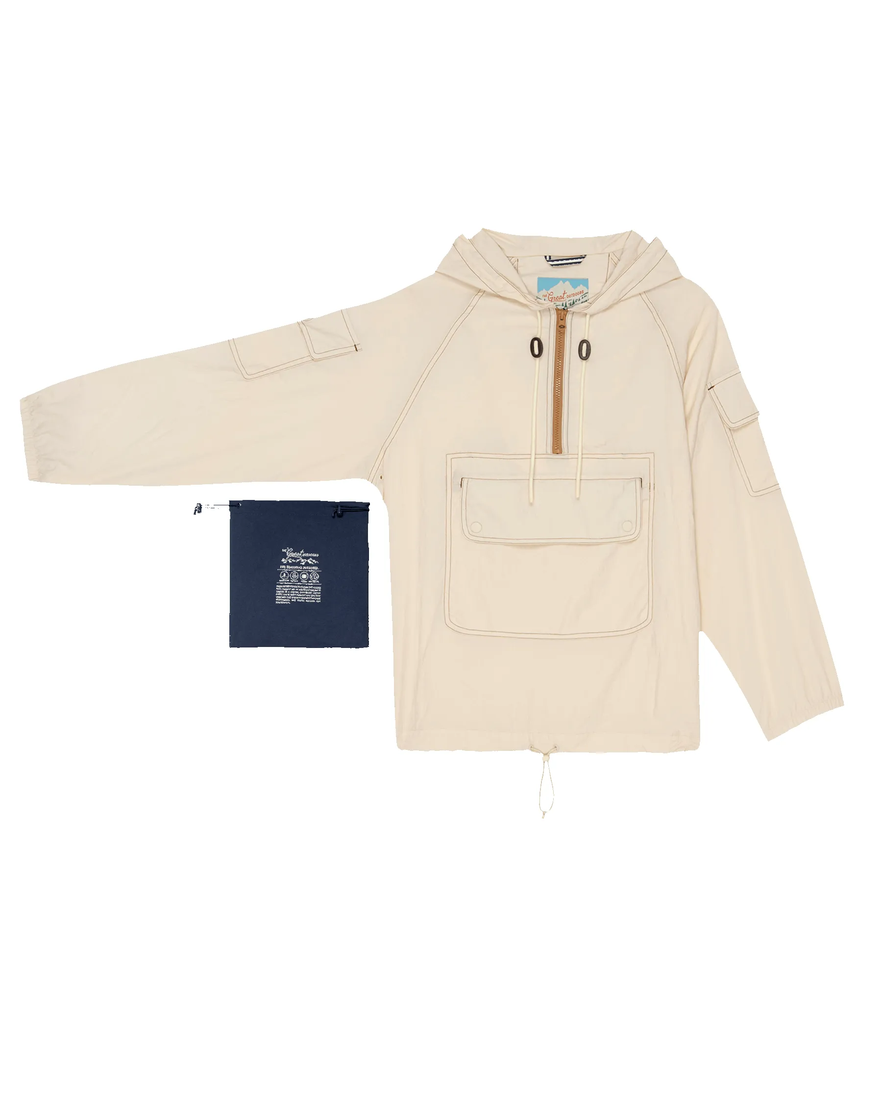 The Trailhead Pullover. -- Cream sold by THE GREAT. product image thumbnail 5