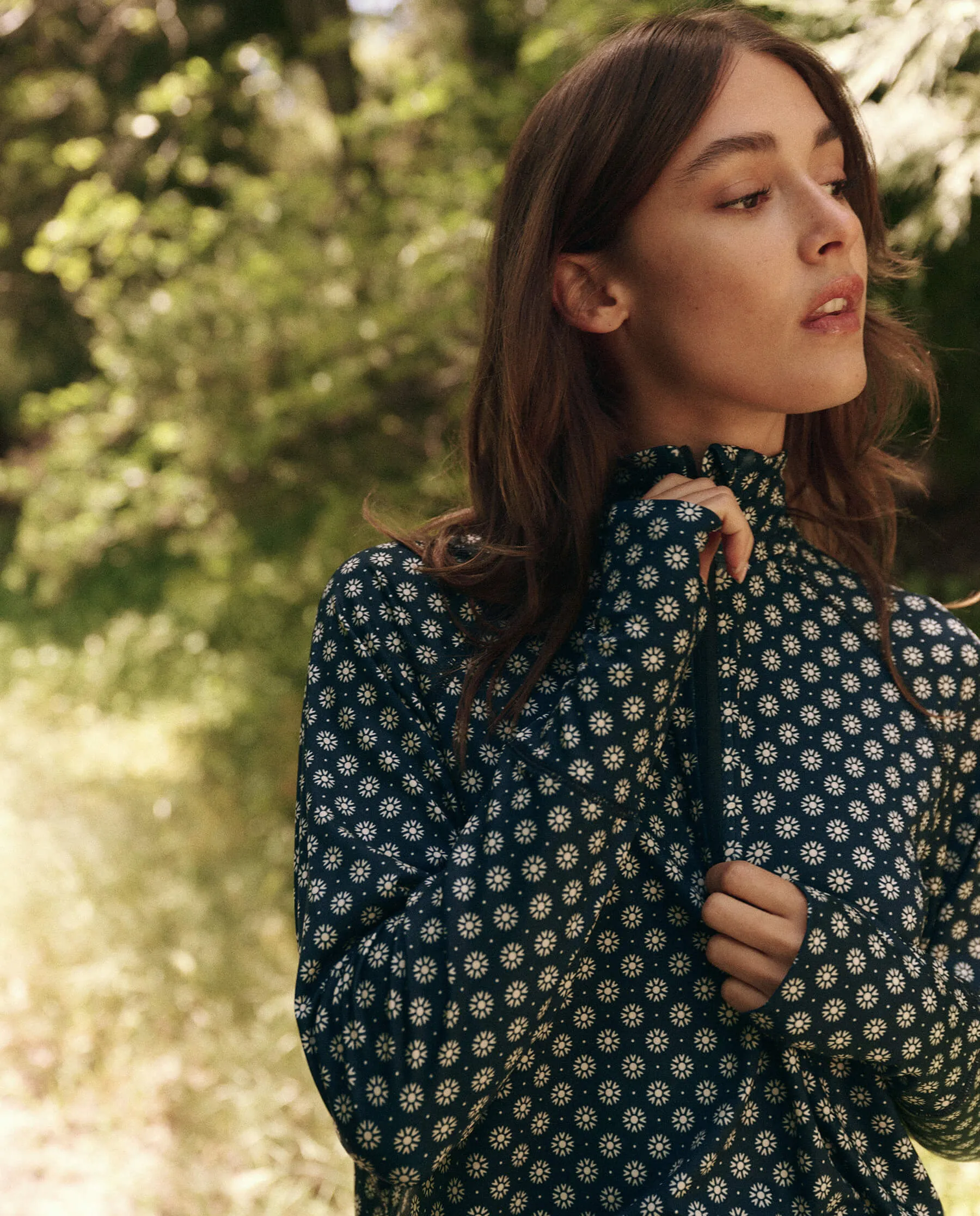 The Quarter Zip Trail Pullover. -- Micro Daisy sold by THE GREAT. product image thumbnail 3