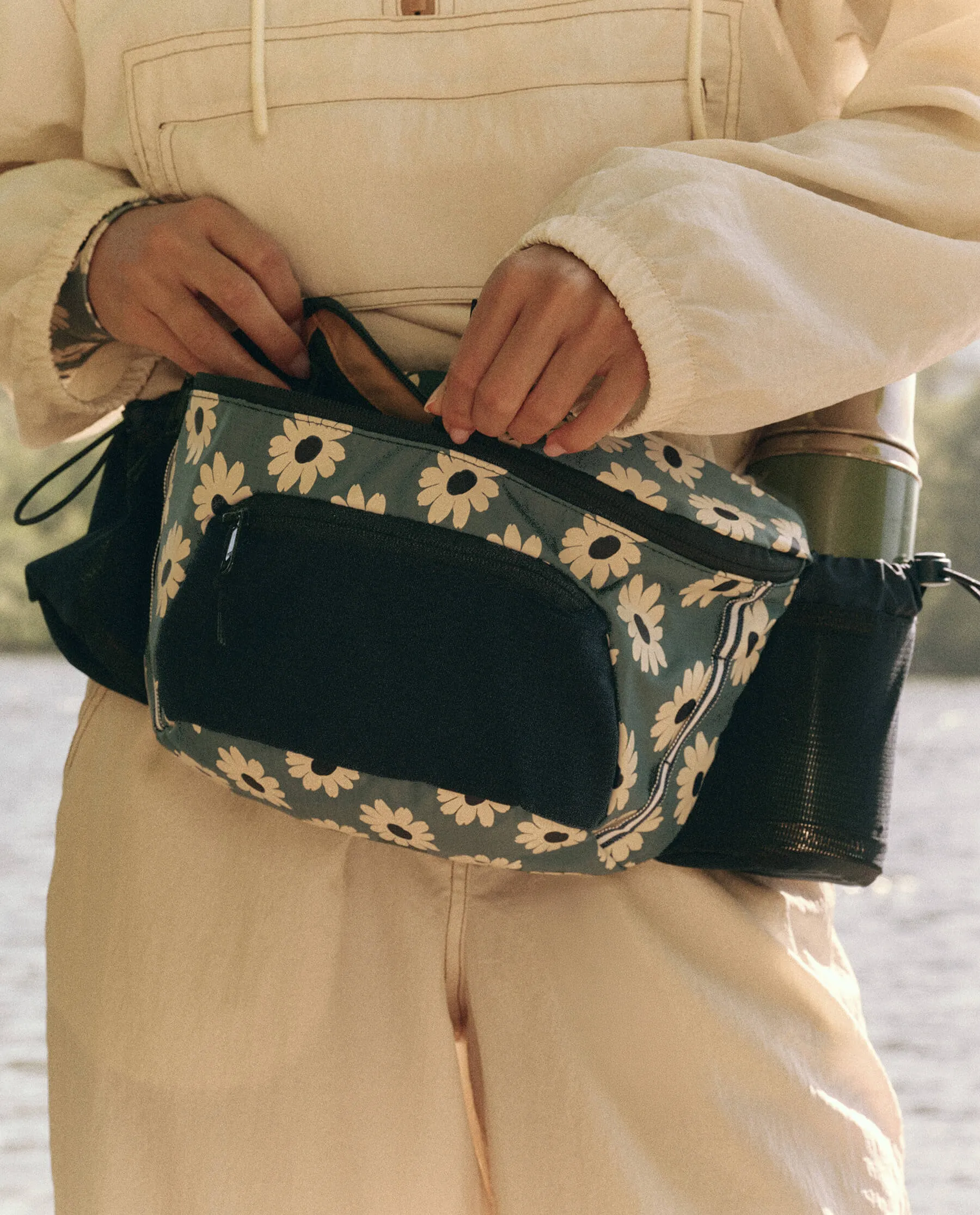 The Adventure Hip Pack. -- Falling Daisy Multi sold by THE GREAT.