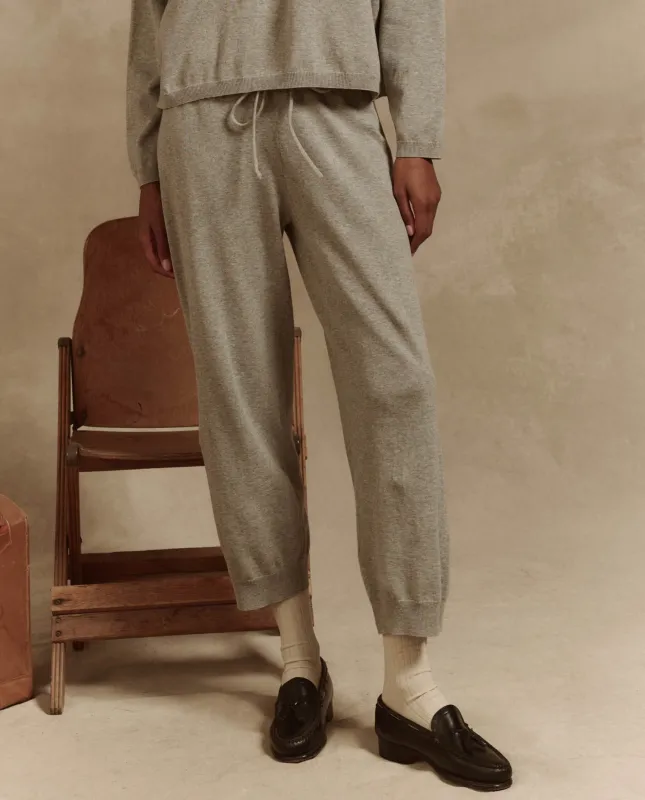 The Lantern Pant. -- Heather Grey sold by THE GREAT.