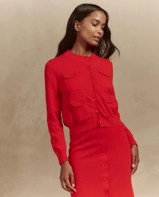 The Patch Pocket Cardigan. -- Tart sold by THE GREAT.