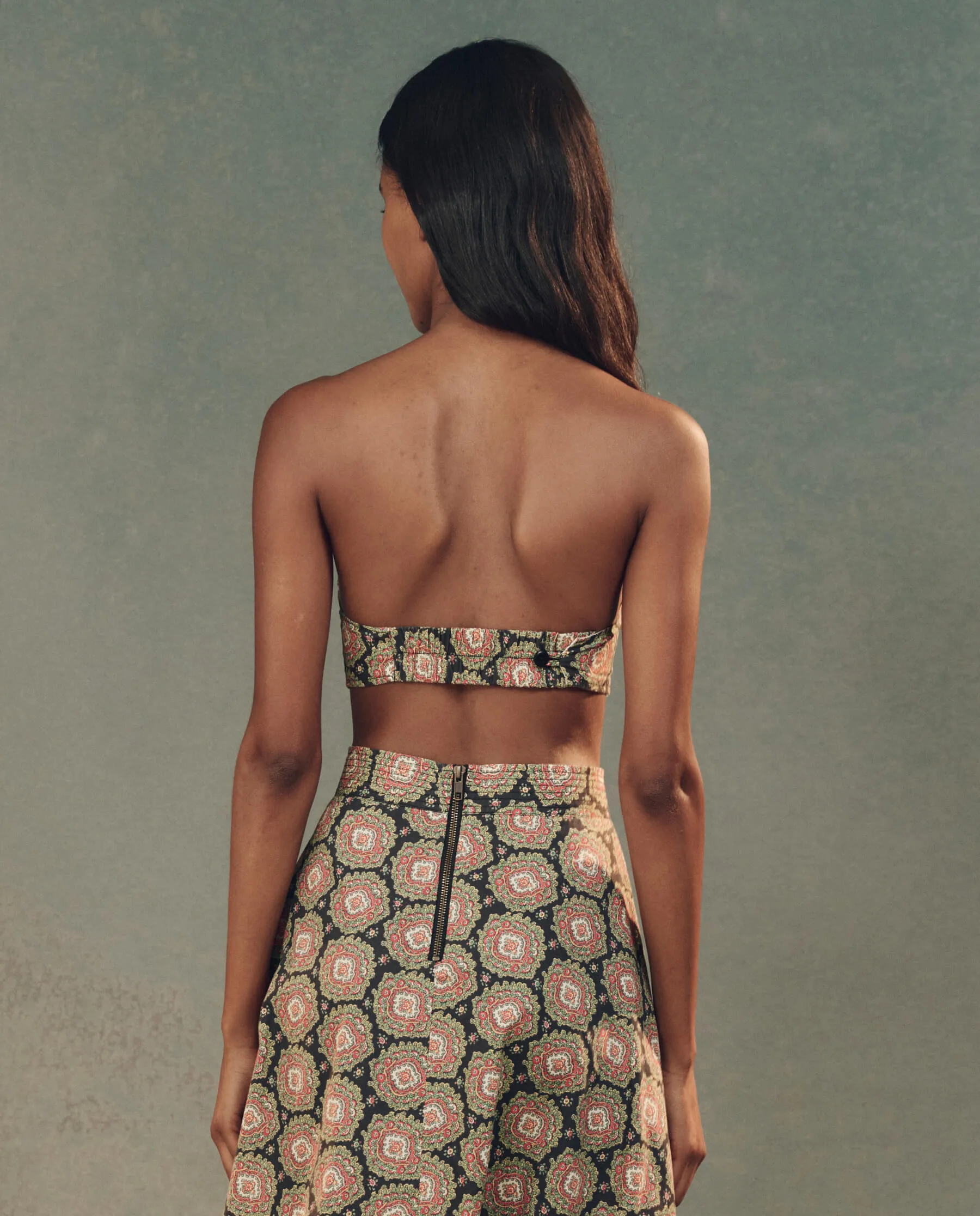 The Bustier Top. -- Heirloom Paisley sold by THE GREAT. product image thumbnail 2