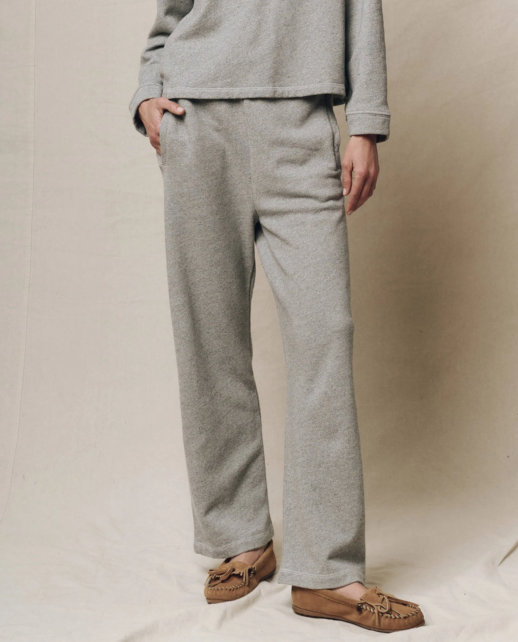 The Victory Sweatpant. -- Varsity Grey sold by THE GREAT.