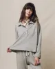 The Rugby Sweatshirt. -- Varsity Grey sold by THE GREAT.