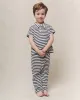 The Little Jersey Crop. Novelty -- Vintage Blue Stripe sold by THE GREAT.
