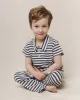 The Little Jersey Crop. Novelty -- Vintage Blue Stripe sold by THE GREAT.