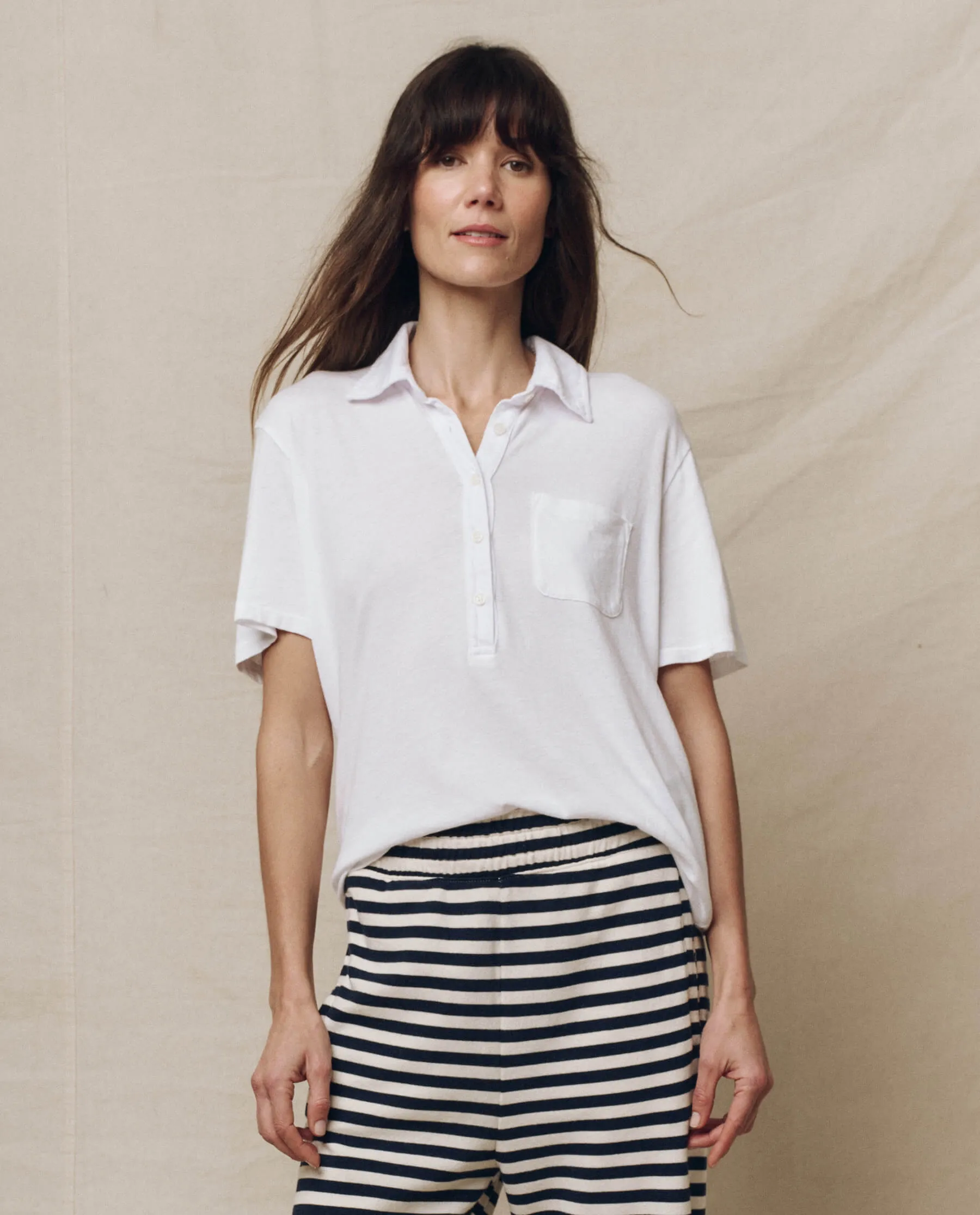 The Lacrosse Polo. -- True White sold by THE GREAT.