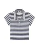 The Little Lacrosse Polo. -- Vintage Blue Stripe sold by THE GREAT.