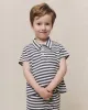 The Little Lacrosse Polo. -- Vintage Blue Stripe sold by THE GREAT.