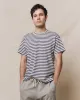 The Men's Boxy Crew. -- Vintage Blue Stripe sold by THE GREAT.