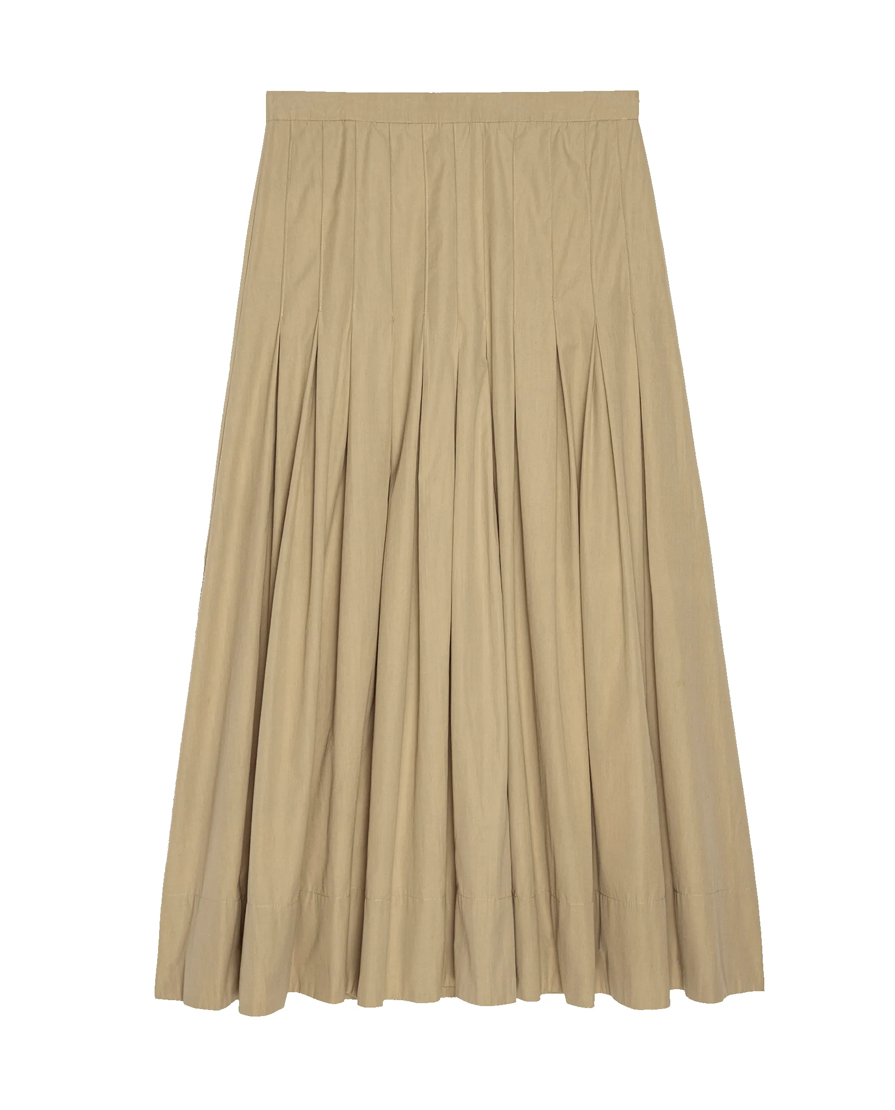 The Rhythm Skirt. -- Khaki sold by THE GREAT. product image thumbnail 5
