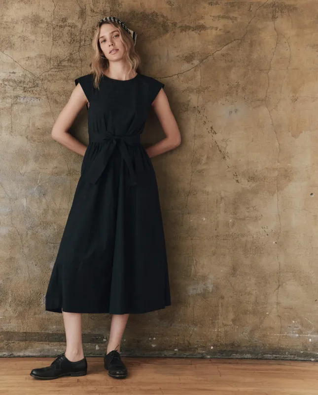 The Tulsa Dress. -- Black sold by THE GREAT.