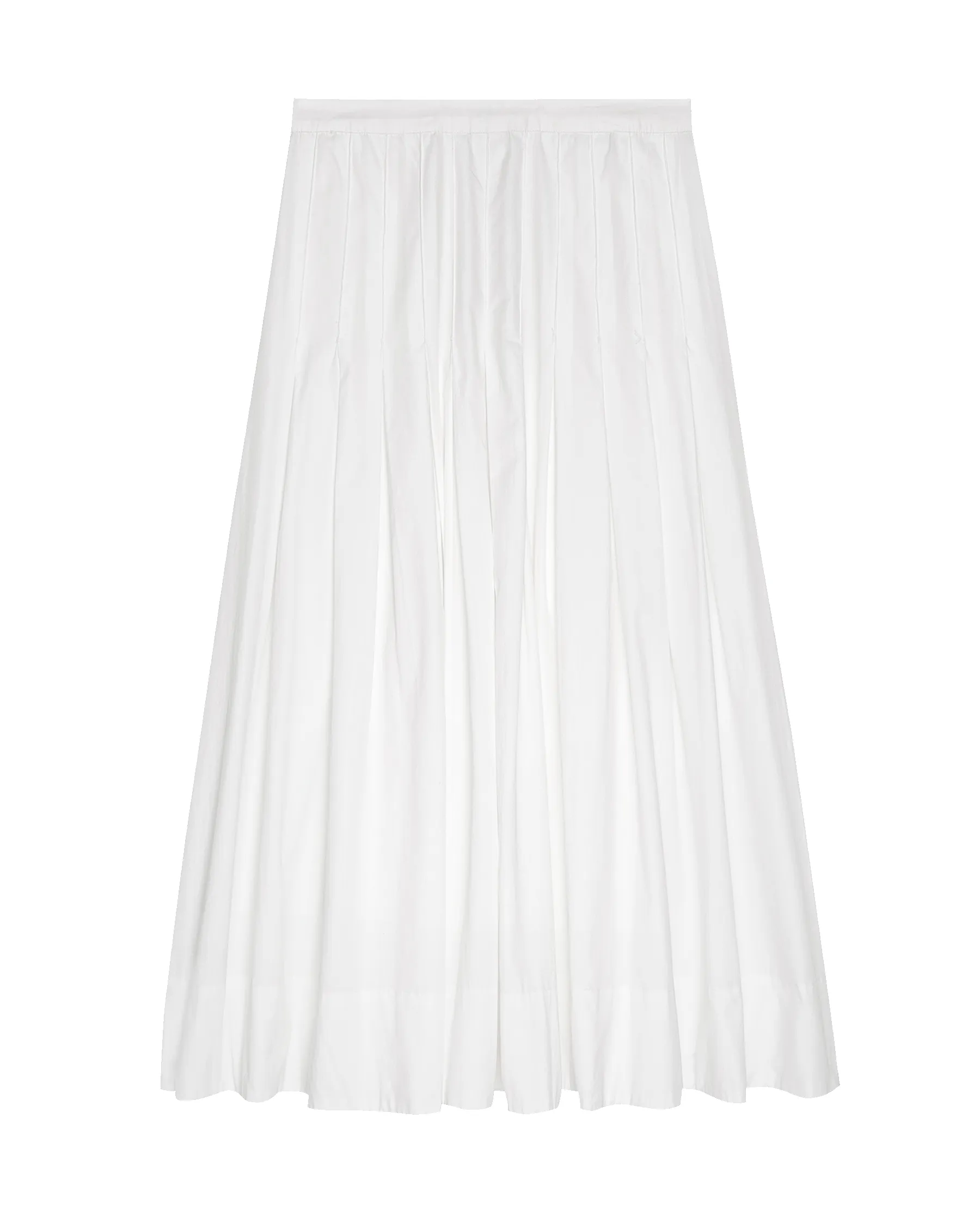 The Rhythm Skirt. -- White sold by THE GREAT. product image thumbnail 5