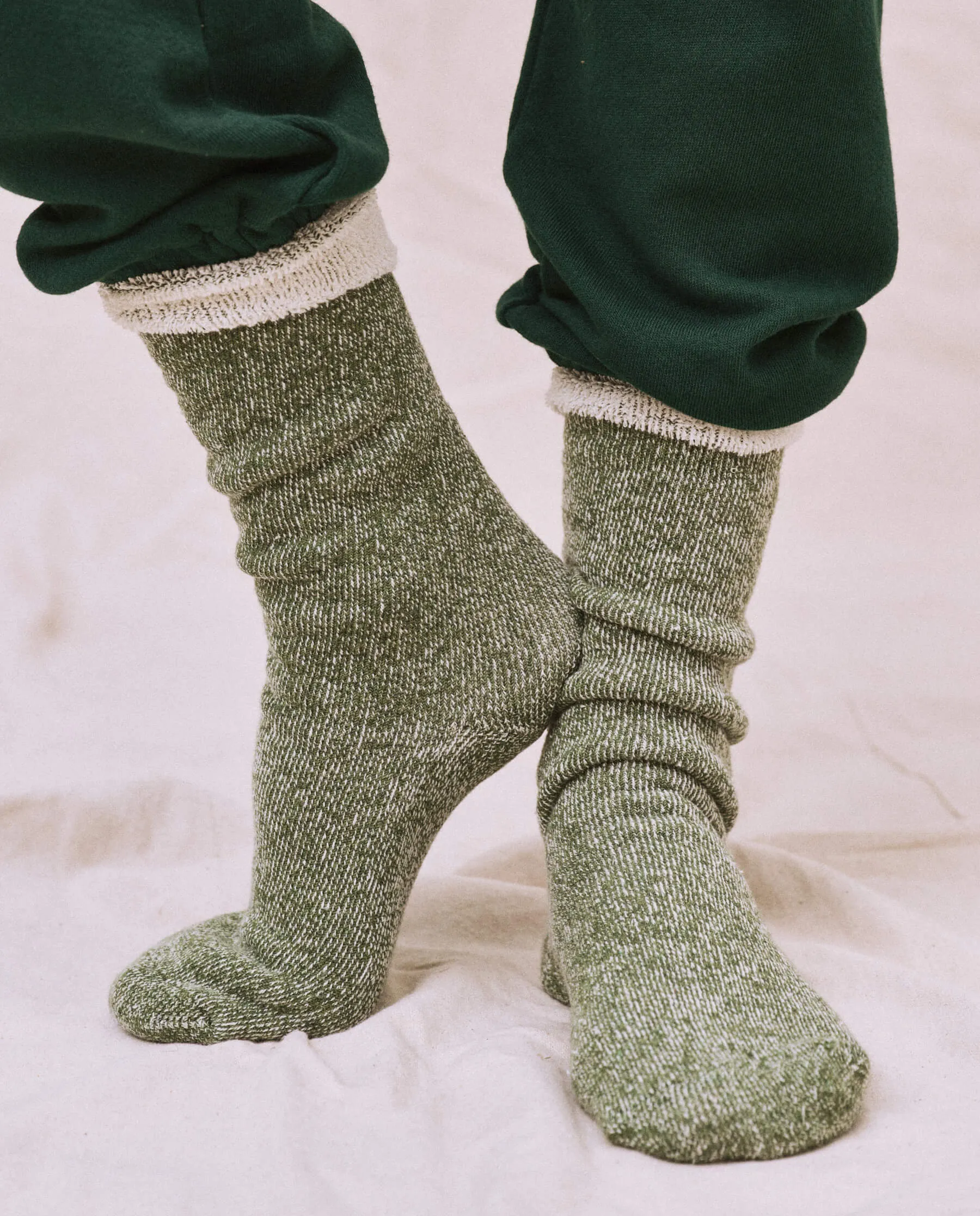 The Sweatshirt Sock. -- Deep Pine sold by THE GREAT. product image thumbnail 2