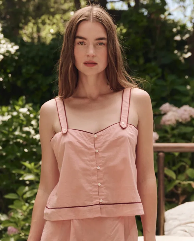 The Western Sleep Cami. -- Rose Bloom sold by THE GREAT.