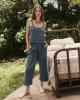 The Western Easy Sleep Pant. -- Blue Dusk sold by THE GREAT.
