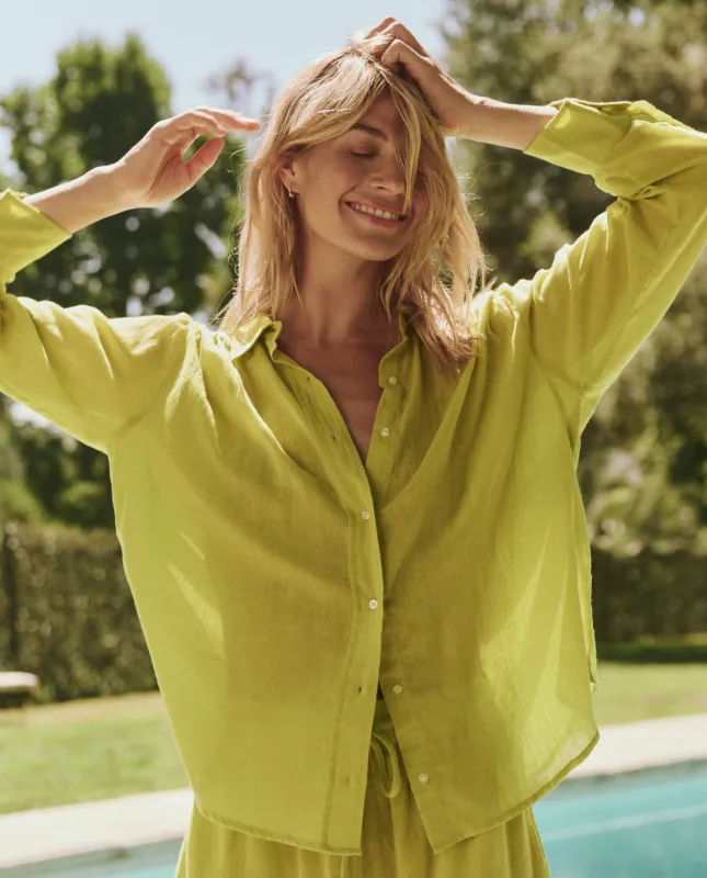 The Cove Shirt. -- Citron sold by THE GREAT.