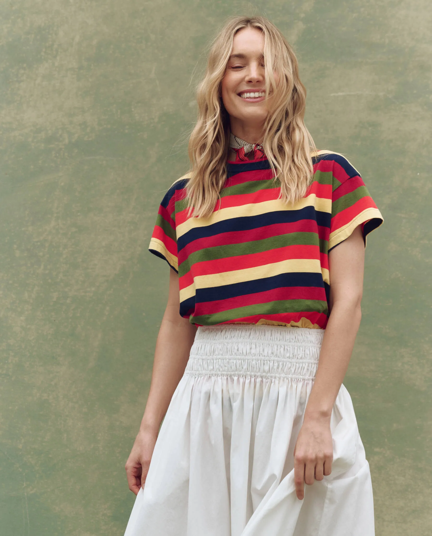 The Boxy Crew. Novelty -- Playa Stripe sold by THE GREAT.