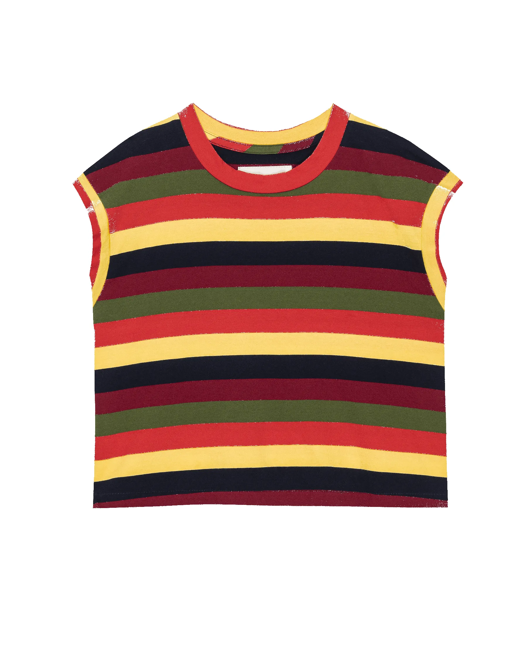 The Square Tee. Novelty -- Playa Stripe sold by THE GREAT. product image thumbnail 5